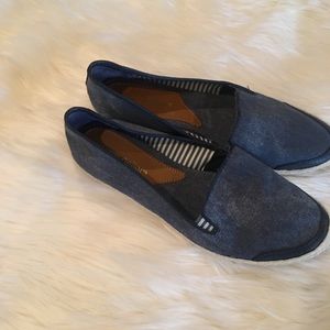 Andrew Geller Denim Espadrille Flats